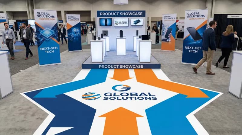 TRADE SHOW FLOOR GRAPHIC