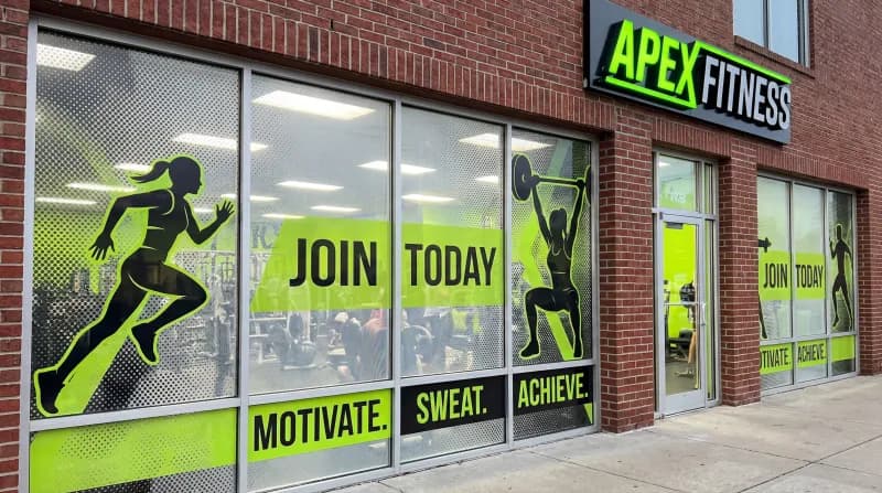 APEX FITNESS WINDOW WRAP