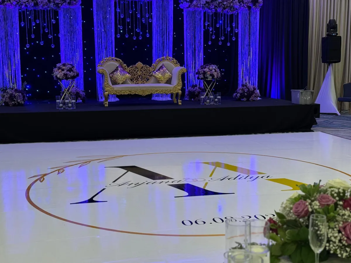 A&S MONOGRAM WEDDING FLOOR