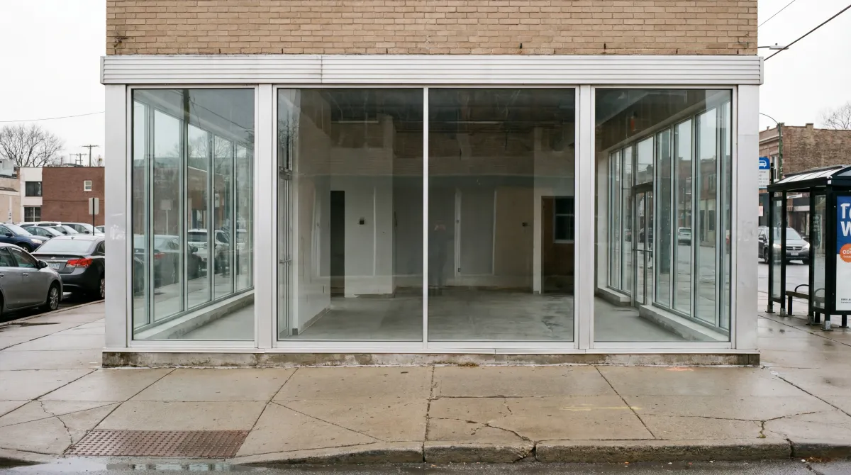 STOREFRONT WINDOW BEFORE