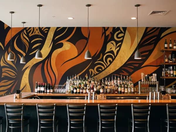 BAR WALL MURAL