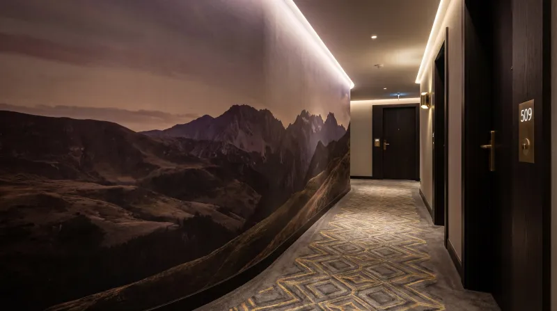 HOTEL CORRIDOR WALL WRAP