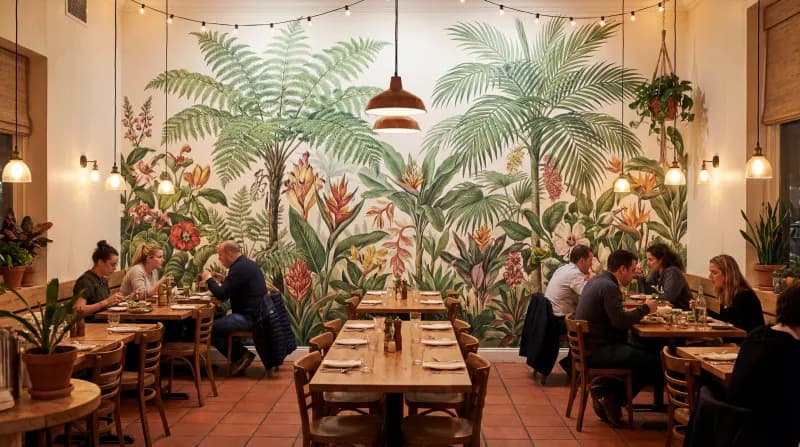 RESTAURANT TROPICAL MURAL