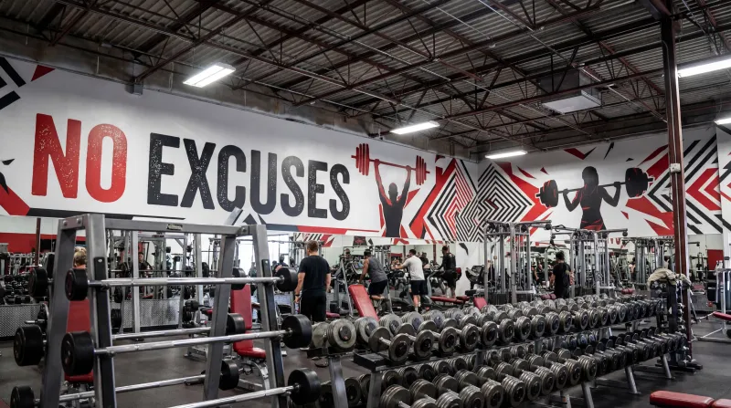 Gyms & Fitness wall wrap