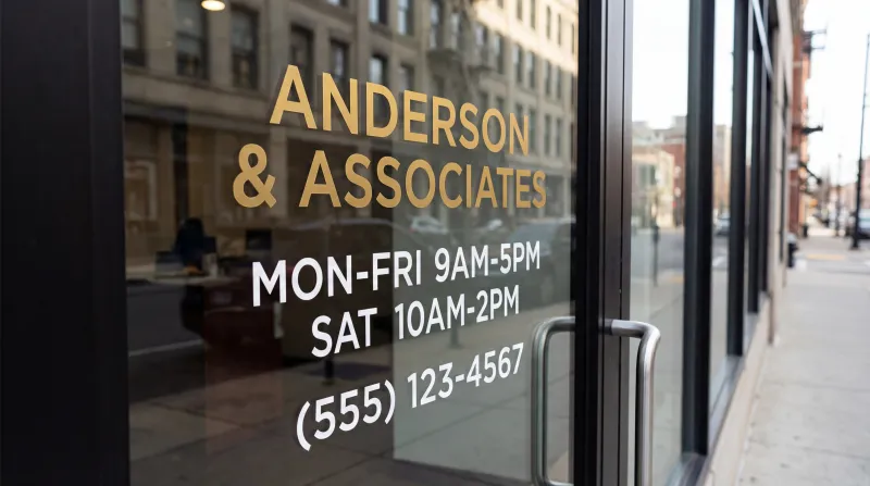 Cut Vinyl Lettering